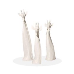 Swazi Carved Giraffe Heads front and option 4