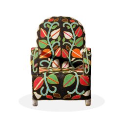 Yoruba Chair Brown Vine Design 1
