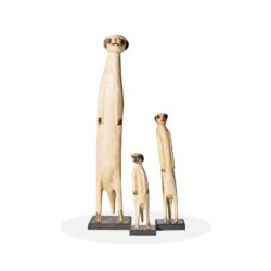 Swazi Carved Meerkat front option 4