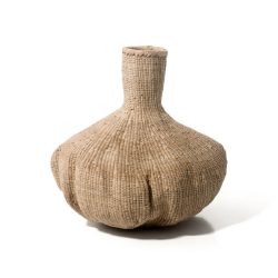 Handwoven Pumpkin Shaped Basket