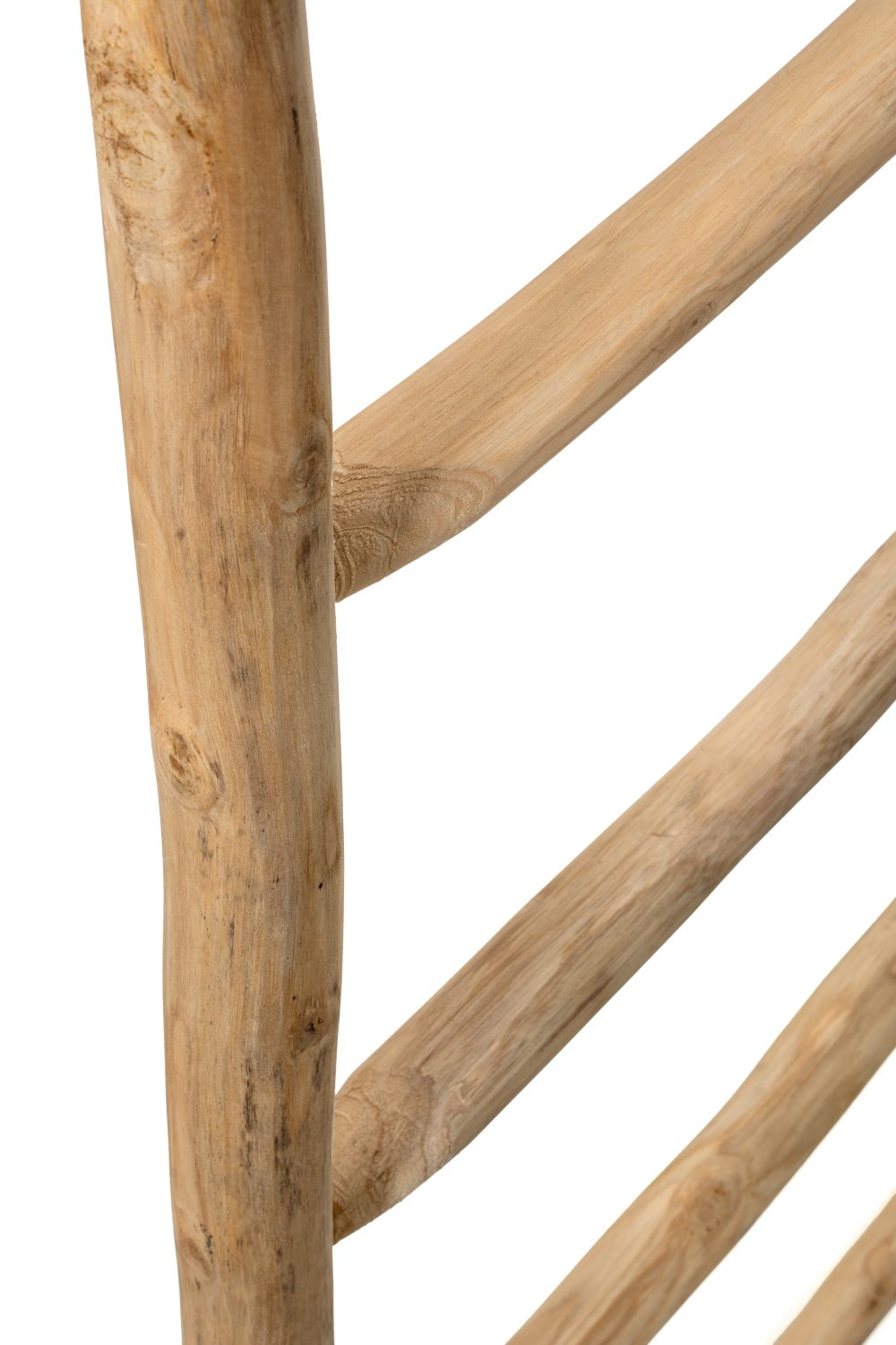 Natural Wooden Pole Ladder - Image 4