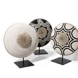 Wooden Beaded Shield Set